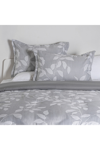 Cottage 3pcs jacquard super king comforter set 260*250cm, grey