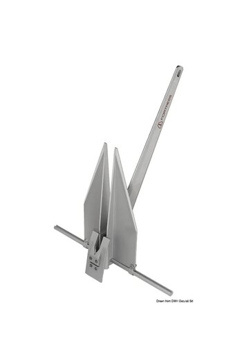 OSCULATI Detachable Anchor Fortress Type, 21.2 Kg, for Boats Up to 41m