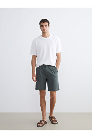 LC Waikiki Petrol Standard Mold Men's Shorts