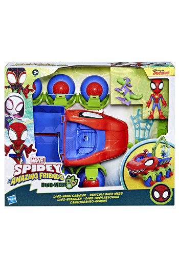 Hasbro Ο ΣΠΑΙΝΤΕΪ ΚΑΙ ΟΙ ΕΚΠΛΗΚΤΙΚΟΙ ΦΙΛΟΙ ΤΟΥ MARVEL DINO WEBS CRAWLER VEHICLE