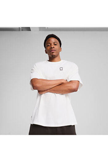Puma Pivot 3 0 Men's White Basketball T-Shirt