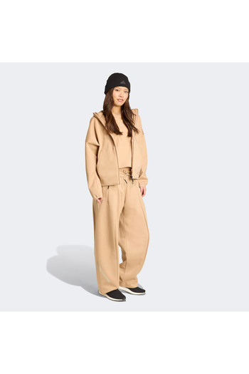 adidas Z.N.E. Full Zip Women's Brown Tracksuit Top