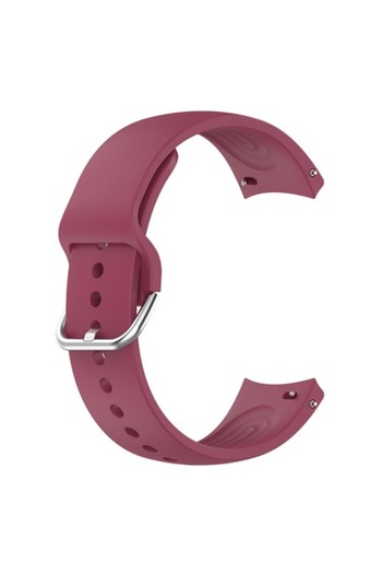 Flo Watch Strap for Huawei Watch GT 2/GT 3, Xiaomi Watch S1 Pro/Active, Silicone, Wine Elegant Ruby
