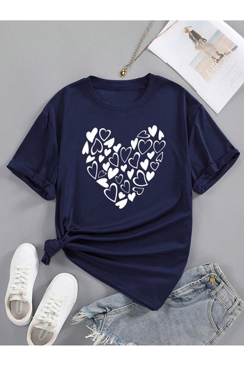 Let's Wear Μπλουζάκι με στάμπα μπροστά για γυναίκες