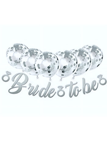 Öztürkpartievi Bachelorette Party Bride to Be Balloon Banner Set
