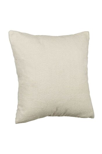 OEM Winter Chenille Decorative Pillow Ecru