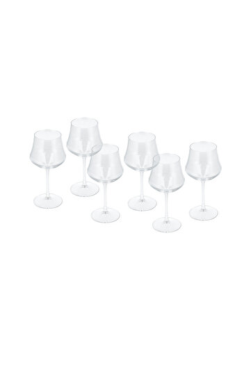 RCR transparent crystal goblets 6 pcs