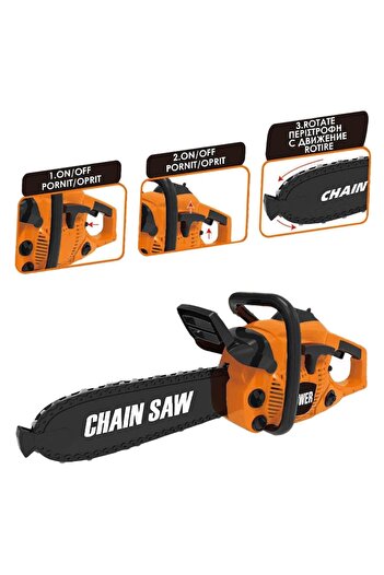OEM Toy Chainsaw with Accessories