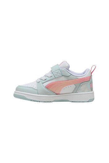 Puma 402786 Rebound V6 Lo SpaceBelle Mavi Kız Çocuk Sneaker