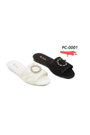 Pierre Cardin Women's Buckle Slippers Pc0001