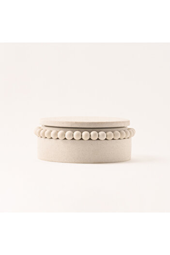 LA MESA Selah off-white stoneware decorative piece