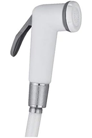 Siena Shattaf white PP body complete set with PVC white hose and holder