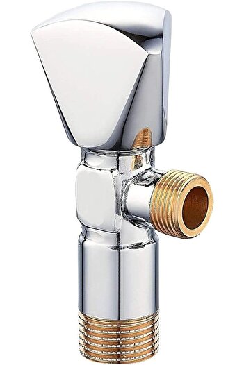 Siena Angle Valve Brass Body and Cartridge with Wall Cover