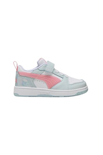 Puma 402786 Rebound V6 Lo SpaceBelle Mavi Kız Çocuk Sneaker