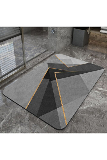 Mercaton Ultra Absorbent Bath Mat and Bamboo Soap Holder Set