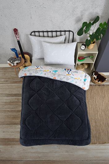 Sudemhome Μονό σετ ύπνου Welsoft Παπλωματάκι διπλής όψης Wellsoft Fluffy Fleece και σεντόνι 100x200