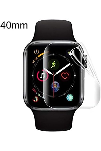 Generic Junfat Good For Apple Watch 40mm Soft Hydrogel Film Full Cover Front Protector
