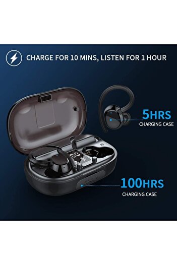 LikeSmart Casti Wireless Sport "Likesmart TrueBuds RUN PRO", Autonomie 100H, Incarcare Rapida, Bluetooth 5.0,