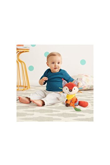 Skip Hop Interactive Stroller Toy, Skip Hop, Bandana Buddies, Teething Friendly, With Rattles