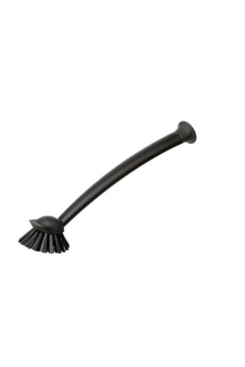 dalip Circular Dish Brush with Suction Cup, 29cm Gray