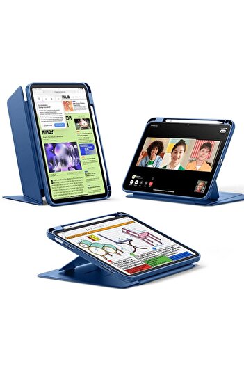 GABIANO Husă de protecție pentru iPad 10 2022 10.9/11 2025, K23, piele, albastră