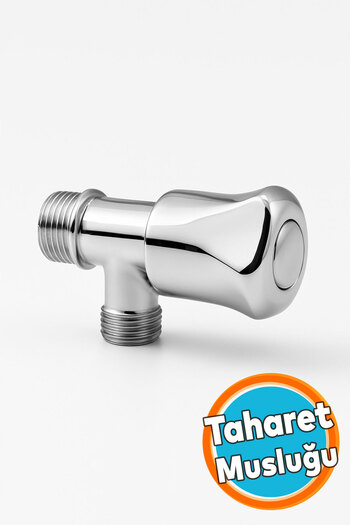 NZB Bidet Faucet Twist Casting Metal Reservoir Intermediate Faucet Wc Toilet Alafranga Flex Hose Connection