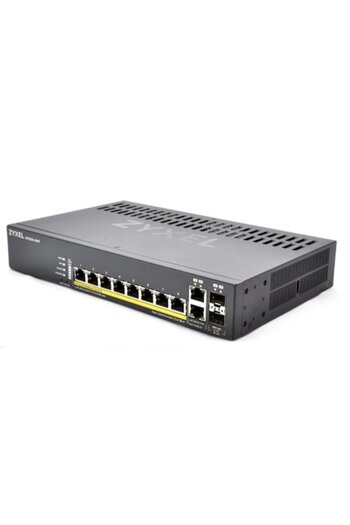 ZyXEL Switch GS1920-8HPV2 cu 8 porturi, Gigabit, management cu, PoE