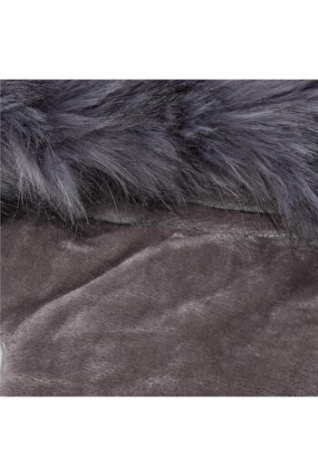 SERSIMO Baby winter bag for stroller, universal size, with hood, 90x45cm, gray