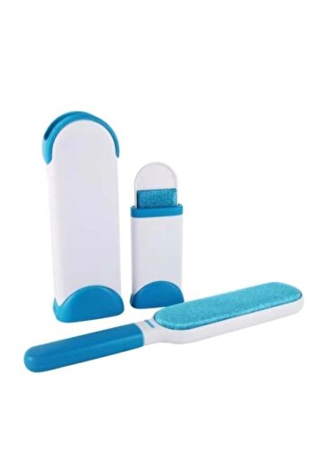 FOXMAG24 Set of 2 brushes for removing animal hair FOXMAG24, White/Blue