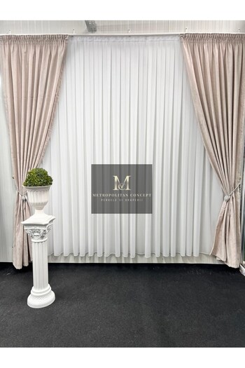 Metropolitan Concept Set of 2 Gravel curtains, worked on 10 cm wide rejansa