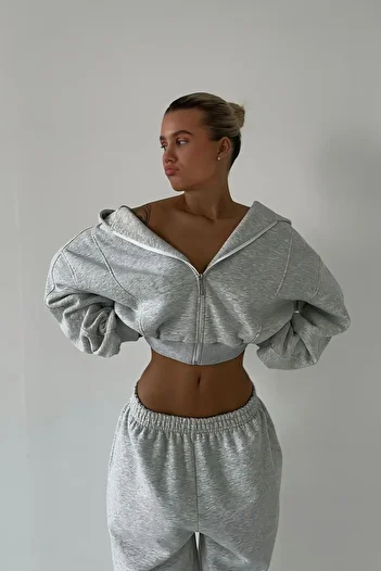 Fashiontayt Bottom Top Set Hoodie 3 Thread Fabric with Fleece Inside