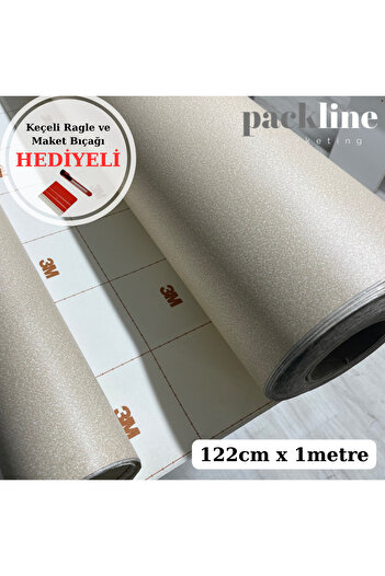 Packline MARKETİNG Dekoratif Dokulu Kendinden Yapışkanlı Kaplama Folyosu GRANİT Desenli 122x1m