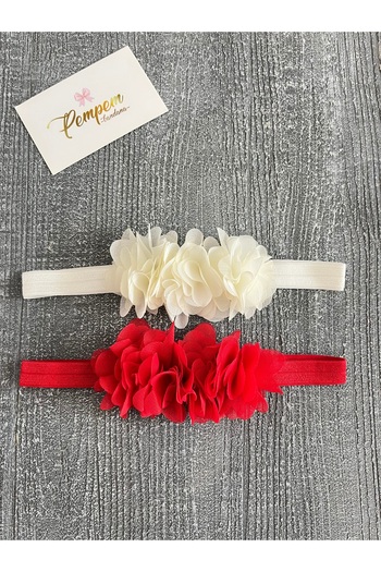 pempem bandana Baby Girl Frida Bandana Color Option 2 Pieces