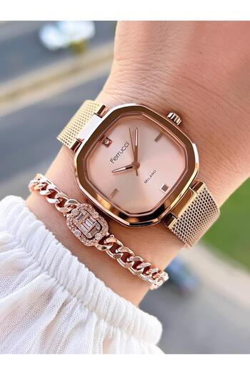 Ferrucci Steel Cord New Season 30 Mt Water Resistant Women's Wristwatch B.03412.M06