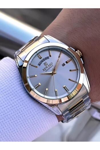 Reward Steel Cord Inner Functions Active 5 Atm Water Resistant Men's Wrist Watch Vs.Blkt.0509
