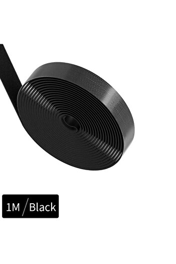 Choice Black 1m Cable Organizer USB Cable Management Protector Earphone Mouse Cord Ties 1/2/3/5M Management