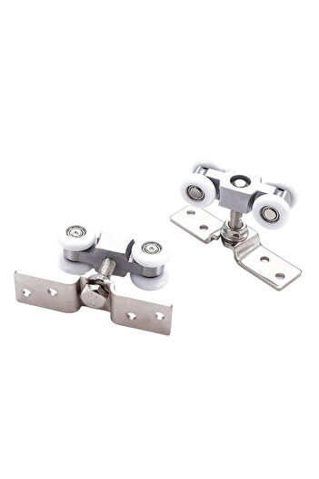 Choice Brand New Door Track Door Guide Fold Hanging Doors Glass Door Hanging Rail Nylon Wheel Push And P...