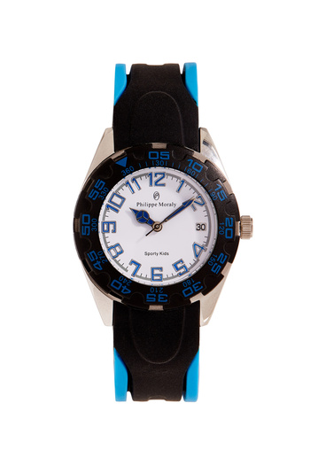 Philippe Moraly Water Resistant Rubber Analog Wrist Watch RK1111WWE