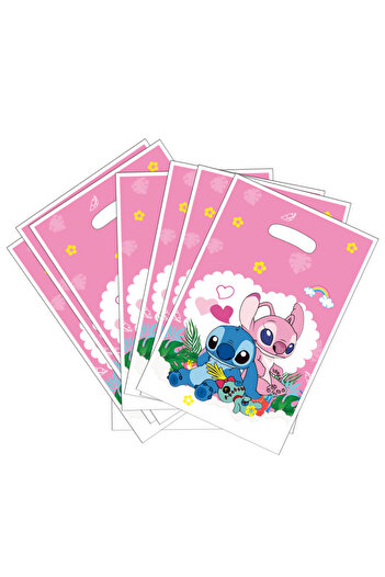 Miniso 25x16.5cm 30pcs 30pcs Disney Stitch Birthday Party Gift Bags，Stitch Candy Bags ， Stitch Goody Bags，A