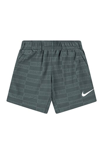 Nike Dri-FIT Just Do It All Over Printed Textured Shorts - Vintage Green