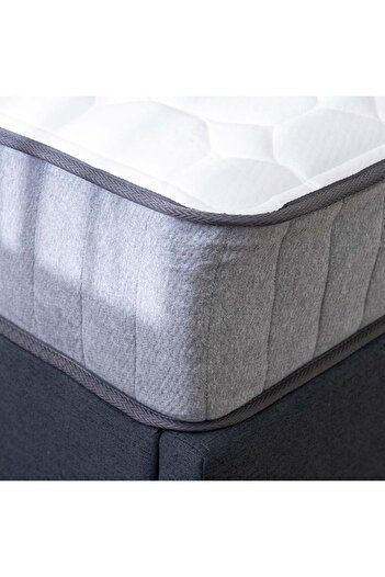 Danube Home Natural Memory Foam with Pocket Spring Mattress 180X200X26 cm|King Bed Mattress|Medium Firm Feel