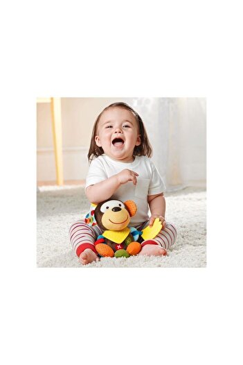 Skip Hop Multifunctional toy, Skip Hop, Monkey, Includes teething ring, With rattle elements