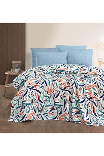ETE HOMETEX Etehometex Double Person Printed Cotton Pique Set