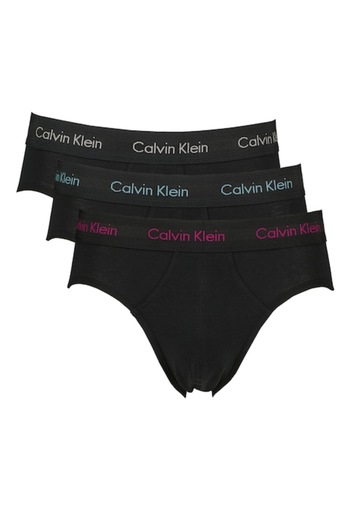 Calvin Klein , Set of logo waistband briefs - 3 pairs, Faded Black, Anthracite Gray, L