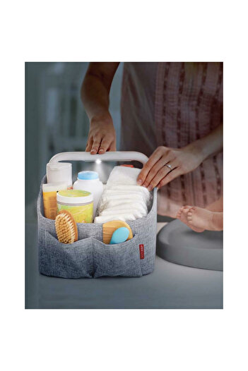 Skip Hop Organizator pentru scutece, Skip Hop, Cu senzor de lumina, Light Up, Cu 4 buzunare