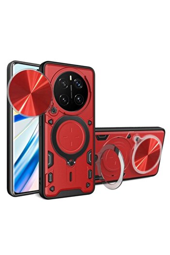 Tim High-Protection Case for Honor Magic7 Pro, Timaconsafe, K32, Hard Plastic, Elegant Ruby