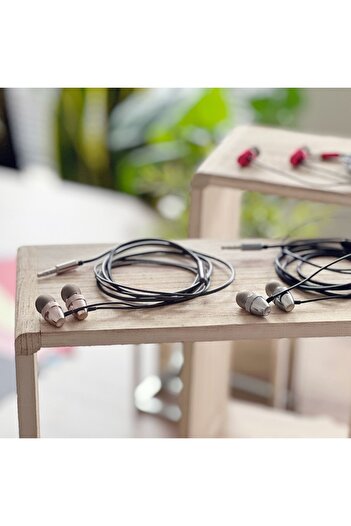 SOHO In-ear headphones with microphone and volume control, Deep Bass model, Copper color