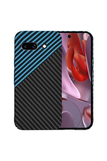 AXIO Case for Google Pixel 9a, Q57, Polycarbonate, Blue Pulse