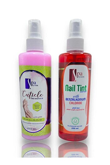 Spa System Cuticle Moisturizer and Nail Sanitizer for Nail Care