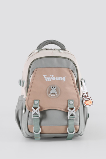 ÇÇS Waterproof Fabric Children's Multi-Eye Orthopedic Backpack School Bag 51940